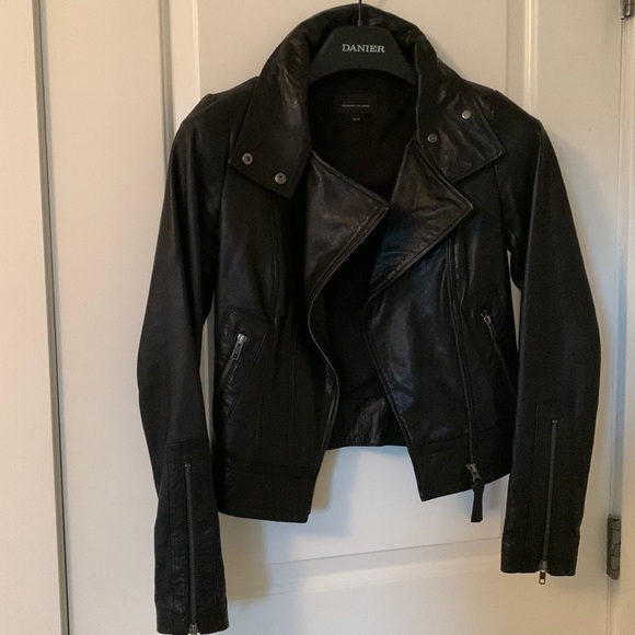 Mackage leather biker jacket - Picture 7 of 12